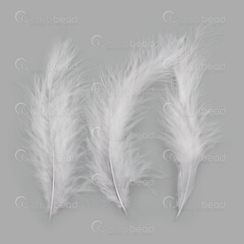 2501-0260-02 - Feather Goose Light Grey 10-15cm 50pcs 2501-0260-02,Feathers natural,Feather,Goose,Light Grey,10-15cm,50pcs,China,montreal, quebec, canada, beads, wholesale