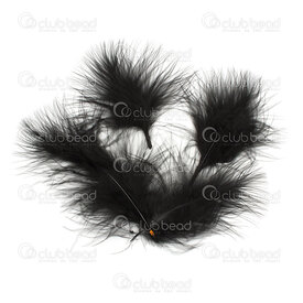 2501-0290-02 - Feather Turkey Fluffy Black 6-14cm 50pcs 2501-0290-02,Feathers natural,Feather,Turkey,Black,6-14cm,50pcs,China,Fluffy,montreal, quebec, canada, beads, wholesale