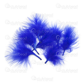 2501-0290-04 - Plume Dindon Molles Bleu cobalt 6-14cm 50pcs 2501-0290-04,Feather,Turkey,Cobalt Blue,6-14cm,50pcs,Chine,Fluffy,montreal, quebec, canada, beads, wholesale