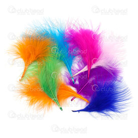 2501-0290-MIX - Feather Turkey Fluffy Multicolored Mix 6-14cm 50pcs 2501-0290-MIX,Feather,Turkey,Multicolored Mix,6-14cm,50pcs,China,Fluffy,montreal, quebec, canada, beads, wholesale