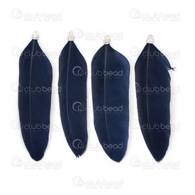 2501-0350-08WH - Feather Duck Navy Blue 7-9cm With Nickel Connector 20pcs 2501-0350-08WH,7-9cm,Feather,Duck,Navy Blue,7-9cm,20pcs,China,With Nickel Connector,montreal, quebec, canada, beads, wholesale
