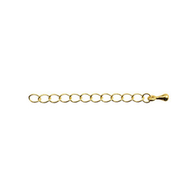 *M-2601-0302 - Metal Extension Chain 2'' Gold Non soldered 1000pcs *M-2601-0302,Chains,Extension,Metal,Extension Chain,2'',Gold,Metal,Non soldered,1000pcs,China,montreal, quebec, canada, beads, wholesale