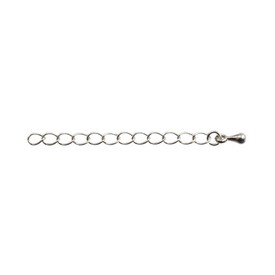 2601-0310-WH - Metal Solder Chain Extension 2'' Nickel 50pcs 2601-0310-WH,Chains,Extension,Metal,Solder Chain Extension,2'',Grey,Nickel,Metal,50pcs,China,montreal, quebec, canada, beads, wholesale