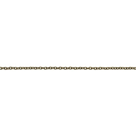 *2601-0432-OXBR - Chaîne Forçat Métal 3.7x2.6mm Laiton Antique Rouleau de 20m *2601-0432-OXBR,montreal, quebec, canada, beads, wholesale