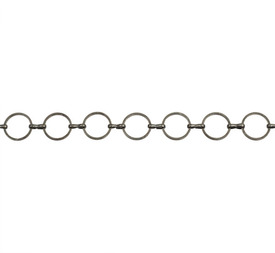 2601-0458-BN - Metal Chain Linked Round 12mm Black Nickel 10m 2601-0458-BN,Chains,Metal,Chain,Linked Round,12mm,Black Nickel,10m,China,montreal, quebec, canada, beads, wholesale