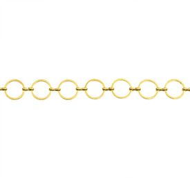 2601-0458-GL - Metal Chain Linked Round 12mm Gold 10m 2601-0458-GL,Chains,12mm,Metal,Chain,Linked Round,12mm,Gold,10m,China,montreal, quebec, canada, beads, wholesale