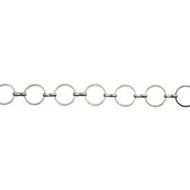 2601-0458-WH - Metal Chain Linked Round 12mm Nickel 10m 2601-0458-WH,Chains,Metal,Chain,Linked Round,12mm,Nickel,10m,China,montreal, quebec, canada, beads, wholesale