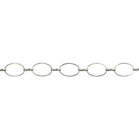 2601-0464-WH - Metal Chain Linked Oval 10x15mm Nickel 10m 2601-0464-WH,Chains,10m,Metal,Chain,Linked Oval,10X15MM,Nickel,10m,China,montreal, quebec, canada, beads, wholesale
