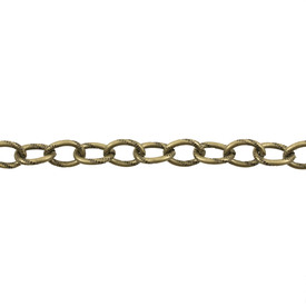 *2601-0494-OXBR - Metal Cable Chain Iron 9x12mm Antique Brass 5m Roll *2601-0494-OXBR,Chains,Metals,Metal,Cable,Chain,Iron,9X12MM,Antique Brass,5m Roll,China,montreal, quebec, canada, beads, wholesale