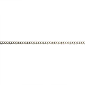 2601-0508-WH - Metal Curb Chain 4.9x3.6mm Nickel 1 Yard 2601-0508-WH,montreal, quebec, canada, beads, wholesale