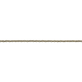 *2601-0532-OXBR - Metal Cable Chain 3.7x2.6mm Antique Brass 1 Yard *2601-0532-OXBR,montreal, quebec, canada, beads, wholesale