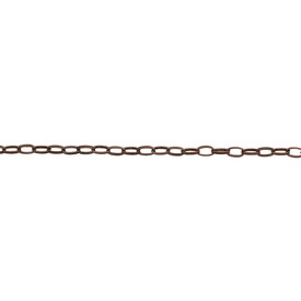 *2601-0534-OXCO - Metal Cable Chain 6.1x4.4mm Antique Copper 1 Yard *2601-0534-OXCO,montreal, quebec, canada, beads, wholesale