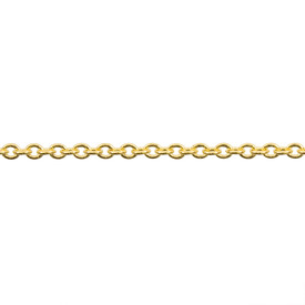 *2601-0582-GL - Metal Cable Chain Soldered Brass 3x2mm Gold 1 Yard *2601-0582-GL,montreal, quebec, canada, beads, wholesale