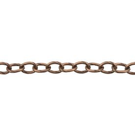 *2601-0594-OXCO - Metal Cable Chain Iron 9x12mm Antique Copper 1 Yard *2601-0594-OXCO,montreal, quebec, canada, beads, wholesale