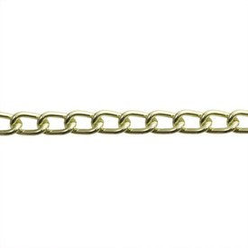 *2601-0601-04 - Aluminium Curb Chain 9.7x5.9mm Lime 10m Spool *2601-0601-04,Chains,Aluminium,Aluminium,Curb,Chain,9.7X5.9mm,Lime,10m Roll,China,montreal, quebec, canada, beads, wholesale