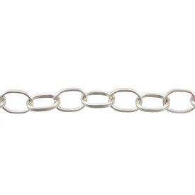 2601-0605-06 - Aluminium Cable Chain 9x13mm Matt Silver 10m Roll 2601-0605-06,Chains,Silver,Aluminium,Cable,Chain,9x13mm,Silver,Matt,10m Roll,China,montreal, quebec, canada, beads, wholesale