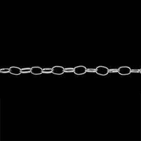 2601-0705-10 - Aluminium Cable Chain 9x13mm Silver 1m 2601-0705-10,montreal, quebec, canada, beads, wholesale
