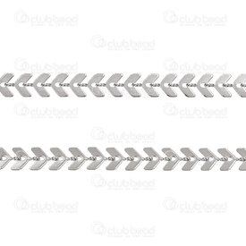 2602-5805-6N - Acier Inoxydable 304 Chaine Feuille 6x3.5x0.5mm Soude Naturel Rouleau 5m 2602-5805-6N,Chaînes,Par styles,Autres,montreal, quebec, canada, beads, wholesale