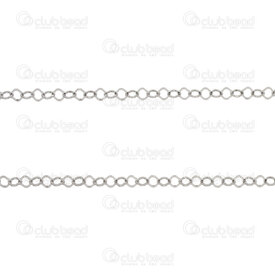2602-7003-04 - Stainless steel Cable Alternated chain 4x0.4mm sold diamond shape link Natural 3 meter roll 2602-7003-04,Stainless Steel,Chains,montreal, quebec, canada, beads, wholesale