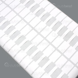 2801-0004-S1000 - Étiquettes pour Bijoux Autocollant 12x60mm Carré Blanc 1000pcs 2801-0004-S1000,Produits d'emballage,Étiquettes autocollantes,montreal, quebec, canada, beads, wholesale