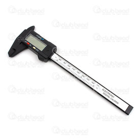 2801-0114 - Digital Measuring Caliper Plastic Black 0-150mm / 0-6" With Depth Measuring Stick 1pc 2801-0114,Tools and accessories,Measuring tools,Digital,Measuring Caliper,With Depth Measuring Stick,Plastic,Black,0-150mm / 0-6",1pc,China,montreal, quebec, canada, beads, wholesale