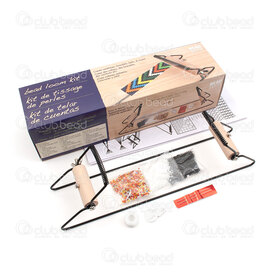 2801-0222 - Bead Smith Beading Loom For Weaving Work Area 17x5.8cm / 6.7x2.3in With Instructions and Starting Kit 1pc 2801-0222,Tools and accessories,1pc,Beading Loom,For Weaving,Work Area 17x5.8cm / 6.7x2.3in,With Instructions and Starting Kit,1pc,China,Bead Smith,montreal, quebec, canada, beads, wholesale