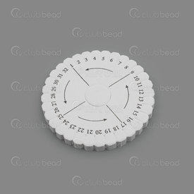 2801-0233-02 - Disque de Tissage 10.3cm Rond Style Kumihimo 1pc 2801-0233-02,kumihimo,montreal, quebec, canada, beads, wholesale