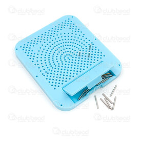 2802-0111-2 - Acrylic Peg Board 9.5x11x1cm Square (20 Peg Set) 2802-0111-2,montreal, quebec, canada, beads, wholesale