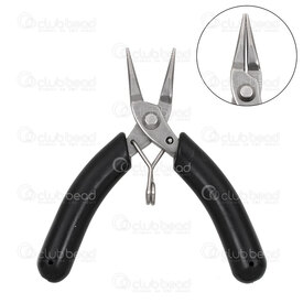 2802-0216-SSR - Stainless Steel Mini Round Nose Plier 87mm 1pc 2802-0216-SSR,A,montreal, quebec, canada, beads, wholesale