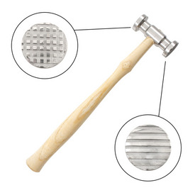 2802-0318 - Beaders' Choice Texturing Hammer 10'' Square and Stripes 1pc Pakistan 2802-0318,Texturing Hammer Square/Stripes ,Texturing Hammer,Square and Stripes,10'',1pc,Pakistan,Beaders' Choice,montreal, quebec, canada, beads, wholesale