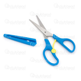 2802-0336 - Stainless steel scissor with plastic cover 135x55x6mm 1pc 2802-0336,Tools and accessories,Scissors and Cutters,montreal, quebec, canada, beads, wholesale