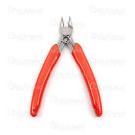 2802-0346 - Steel diagonal cutting plier 120x79mm Red Handle 1pc 2802-0346,Tools and accessories,Pliers,montreal, quebec, canada, beads, wholesale