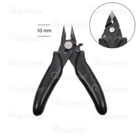 2802-0348 - Steel Mini Cutting Plier 46x88mm with Safety Lock Black 1pc 2802-0348,Pliers,montreal, quebec, canada, beads, wholesale