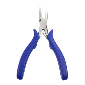 2802-0414 - Beaders' Choice Select Chain Nose Pliers Stainless Steel 410 Ergonomic Handles Box Joint Construction 1pc India 2802-0414,montreal, quebec, canada, beads, wholesale