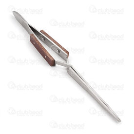 2802-0704-B - Stainless Steel Inverted Straight Tweezer 15cm 1pc 2802-0704-B,Tools and accessories,montreal, quebec, canada, beads, wholesale