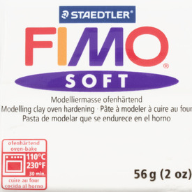 2901-8020-0 - Fimo Soft Bloc Blanc 1pc Allemagne 56 g. 2901-8020-0,montreal, quebec, canada, beads, wholesale