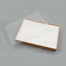 4001-0010-2 - Eco Cardboard Box Earrings Plate Display With Clear Cover for 100 pairs 19x13.5x2.5cm Natural  1pc 4001-0010-2,Displays,For earrings,Eco Cardboard Box,Earrings Plate Display,With Clear Cover for 100 pairs,19x13.5x2.5cm,Natural,China,1pc,montreal, quebec, canada, beads, wholesale