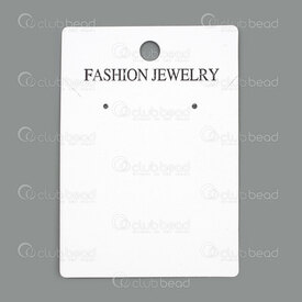 4001-0202-60 - Cardboard Hang Tag Card for Necklace-Earrings White 6x8.5cm 200pcs 4001-0202-60,200pcs,Natural,Cardboard,Hang Tag Card for Necklace-Earrings,White,6x8.5cm,200pcs,China,montreal, quebec, canada, beads, wholesale