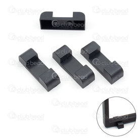 4001-0215-10 - Plastic stand 45x15x12mm for suspend display black 10pcs 4001-0215-10,Displays,montreal, quebec, canada, beads, wholesale