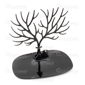 4001-0230-BLK - Acrylic Tree Display for Earrings 28x26x23cm Black  1pc 4001-0230-BLK,Displays,Black,Acrylic,Tree Display,for Earrings,28x26x23cm,Black,China,1pc,montreal, quebec, canada, beads, wholesale