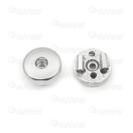4005-0102-018 - Metal Base for Snap Link 28mm Nickel 10pcs  Off Price Policy 4005-0102-018,montreal, quebec, canada, beads, wholesale