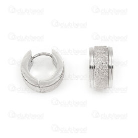 4007-0102-412 - Stainless Steel 304 Earring Leverback Round 13.5x7mm with Stardust Center Natural 4pcs (2pairs) 4007-0102-412,poussiere,montreal, quebec, canada, beads, wholesale