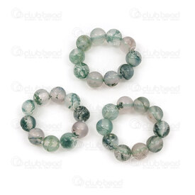 4007-0216-252 - Natural Semi Precious Stone Bead Finger Ring Moss Agate 4mm Size 1 on Elastic 3pcs 4007-0216-252,Finished jewelry,Semi-precious stone bracelets,montreal, quebec, canada, beads, wholesale