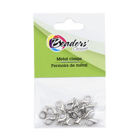BC1-1702-0400 - Metal Fish Clasp 10mm Nickel 15pcs BC1-1702-0400,Findings,Clasps,Springing,Fish clasps,10mm,Metal,Fish Clasp,10mm,Grey,Nickel,Metal,15pcs,China,Off Price Policy,montreal, quebec, canada, beads, wholesale