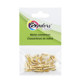 BC1-1703-0280-GL - Metal ''U'' Connector Round 2X8mm Gold Nickel Free 40pcs BC1-1703-0280-GL,Findings,Beaders' Choice,Gold,Metal,''U'' Connector,Round,2X8MM,Gold,Metal,Nickel Free,40pcs,China,Off Price Policy,montreal, quebec, canada, beads, wholesale