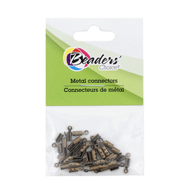 BC1-1703-0280-OXBR - Metal ''U'' Connector Round 2X8mm Antique Brass Nickel Free 40pcs BC1-1703-0280-OXBR,Findings,Connectors,40pcs,Metal,''U'' Connector,Round,2X8MM,Antique Brass,Metal,Nickel Free,40pcs,China,Off Price Policy,montreal, quebec, canada, beads, wholesale