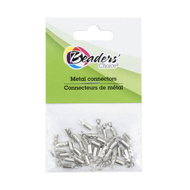 BC1-1703-0280-WH - Metal ''U'' Connector Round 2X8mm Nickel Nickel Free 40pcs BC1-1703-0280-WH,Findings,Connectors,U Shape,Nickel,Metal,''U'' Connector,Round,2X8MM,Grey,Nickel,Metal,Nickel Free,40pcs,China,montreal, quebec, canada, beads, wholesale