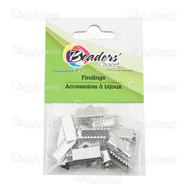 BC1-1703-0302 - Metal Ribbon Claw Connector 13mm Nickel Nickel Free 12pcs BC1-1703-0302,bead connectors,montreal, quebec, canada, beads, wholesale
