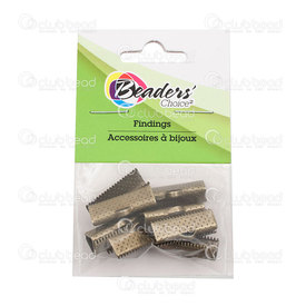 BC1-1703-0304-OXBR - Metal Ribbon Claw Connector 20mm Brass Nickel 8pcs BC1-1703-0304-OXBR,montreal, quebec, canada, beads, wholesale