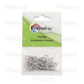 BC1-1706-0200-WH - Beaders' Choice Metal Split Ring 5mm Natural 50pcs BC1-1706-0200-WH,Findings,Rings,50pcs,Metal,Split Ring,5mm,Grey,Natural,Metal,50pcs,China,Beaders' Choice,montreal, quebec, canada, beads, wholesale